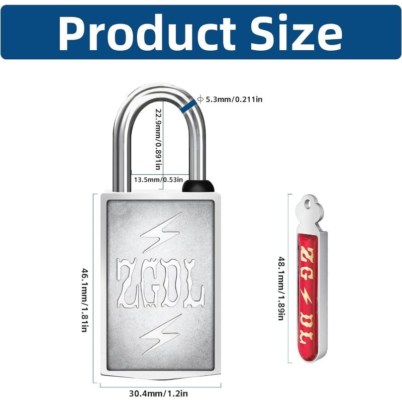 No Keyhole Magnetic Padlock