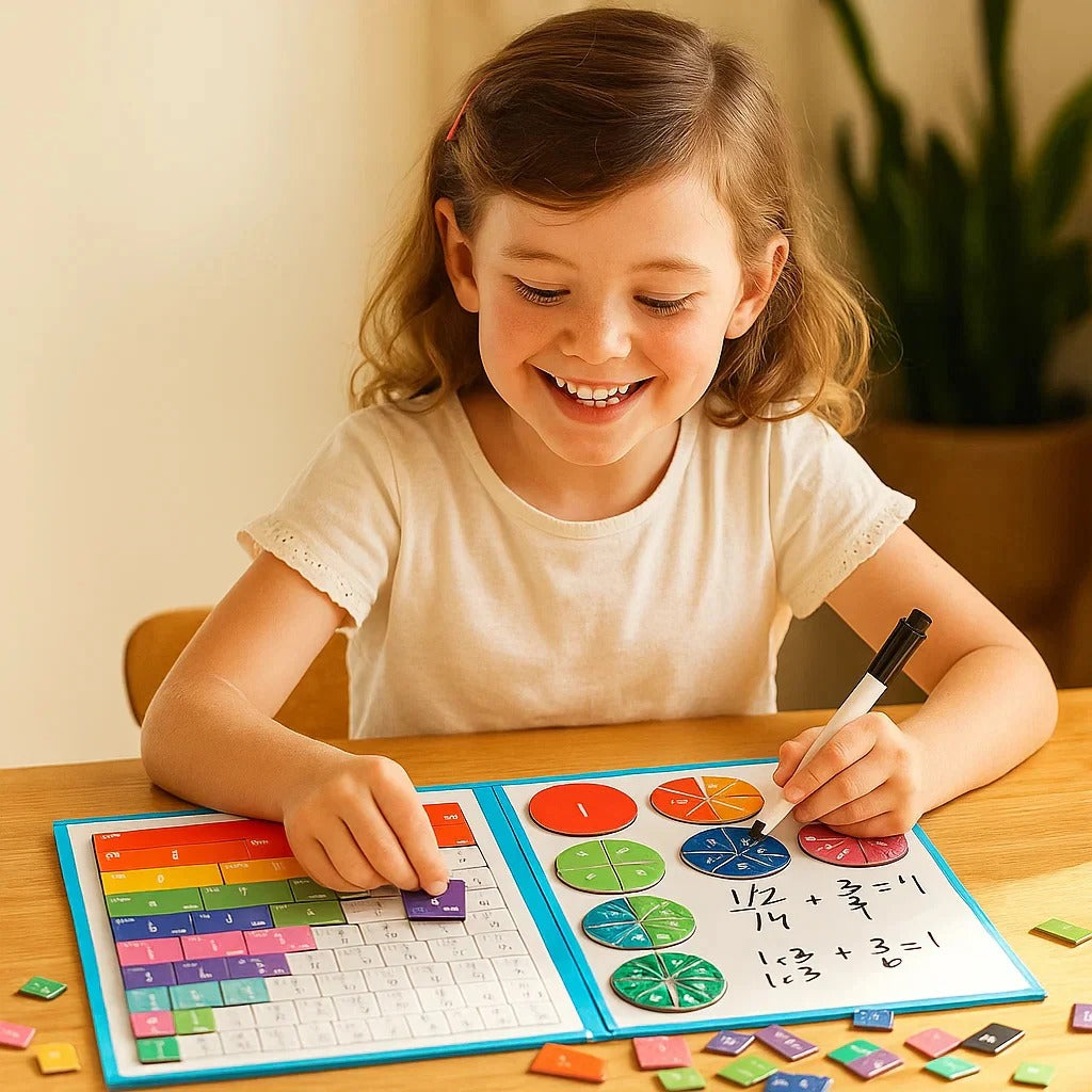 Magnetic Montessori Fraction Puzzle
