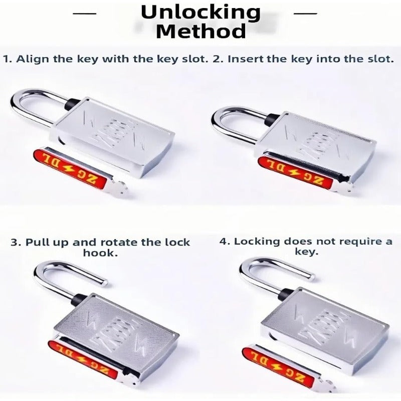 No Keyhole Magnetic Padlock