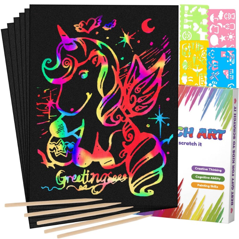 Rainbow Scratch Art Kit
