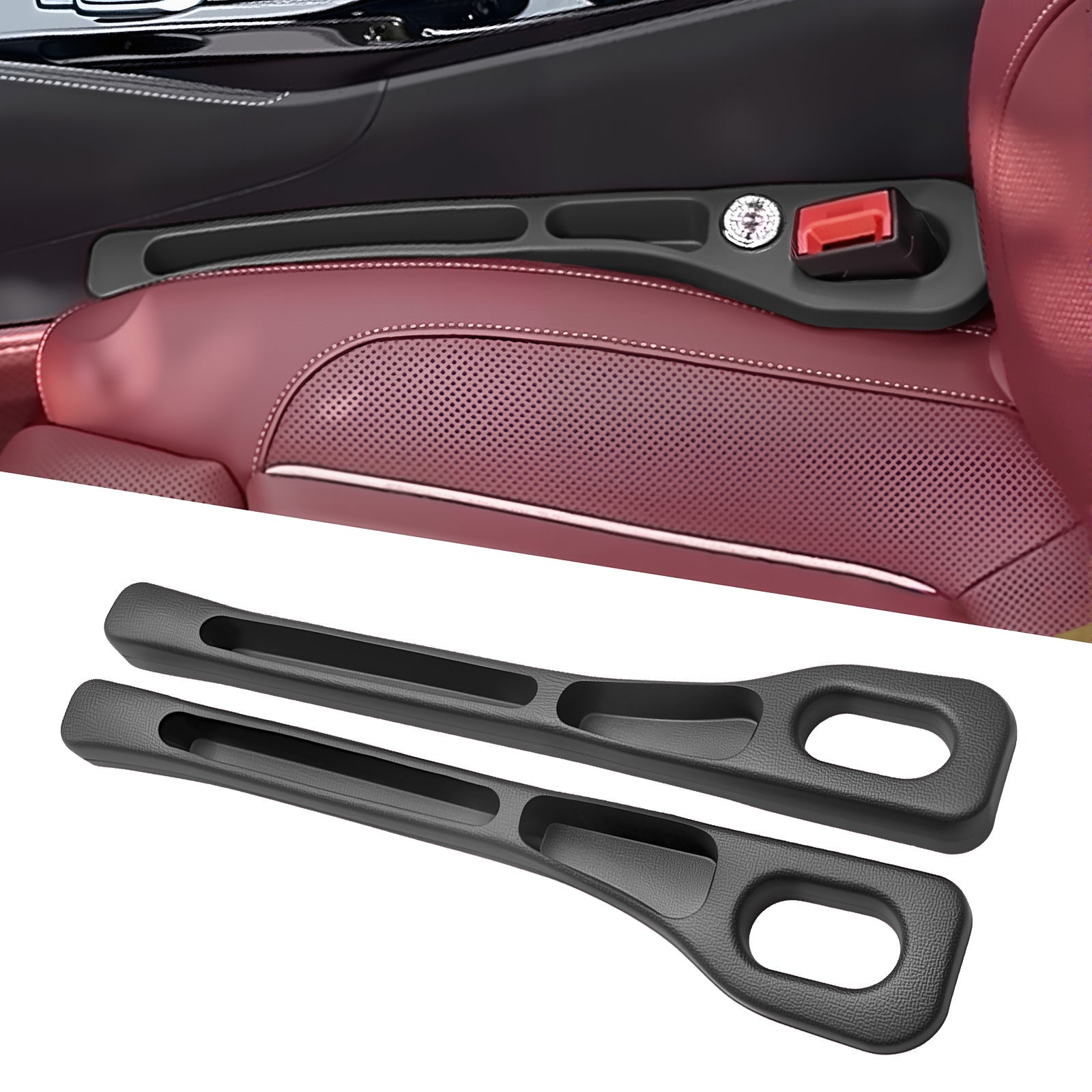 Car Seats Gap Filler Dual with Belt Slot