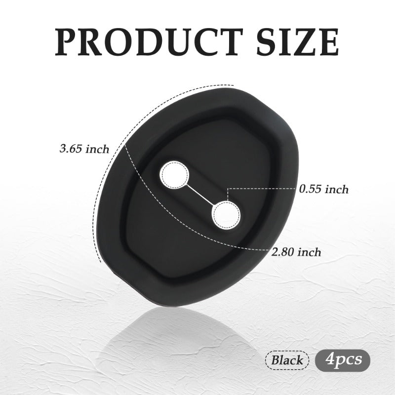 Universal Silicone Car Door Covers Protector (4 PACK)